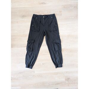 AllSaints Jersey Cargo Jogger Trouser – Black (Size 6 US / UK 10)